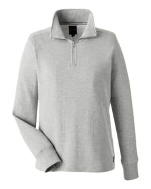 N17397 women's anchor fleece quarter-zip sweatshirt