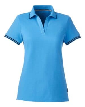AZURE BLUE Nautica N17168 women's deck polo