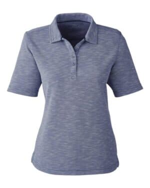 VINTAGE NAVY Nautica N17974 women's sun surfer slub polo