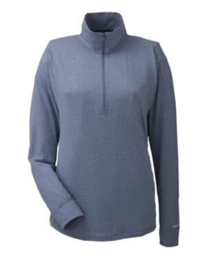 FADED NAVY Nautica N17925 women's saltwater quarter-zip pullover