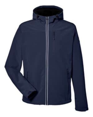 NAVY Nautica N17789 wavestorm hooded soft shell jacket