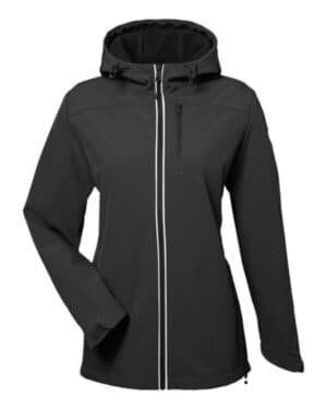 Nautica N17790 women's wavestorm hooded soft shell jacket