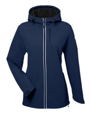 Nautica N17790 women's wavestorm hooded soft shell jacket