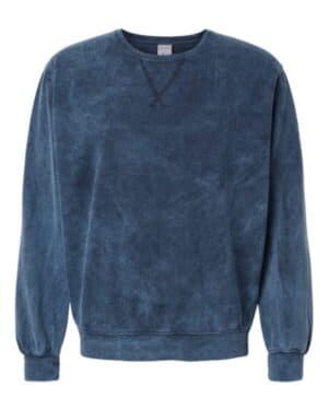 MIDNIGHT 845MW premium fleece mineral wash crewneck sweatshirt