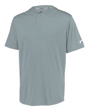 BASEBALL GREY Russell athletic 3R7X2B youth performance two-button solid jersey