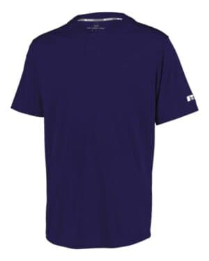 Russell athletic 3R7X2B youth performance two-button solid jersey