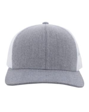 GRAPHITE/ WHITE Pacific headwear 110CPH trucker snapback cap