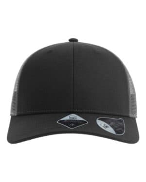 BLACK/ DARK GREY Atlantis headwear BRYCE sustainable trucker cap