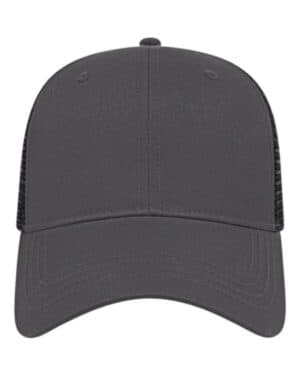 CHARCOAL/ BLACK x800 Cap america X800 x-tra value polyester trucker cap