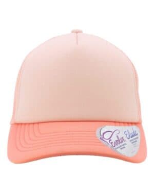 DUSTY PINK/ PINK/ PEACHY PINK/ BUTTERFLY Infinity her ROSIE women's foam trucker cap