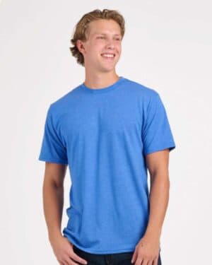 ROYAL HEATHER Boxercraft BM2102 tri-blend t-shirt