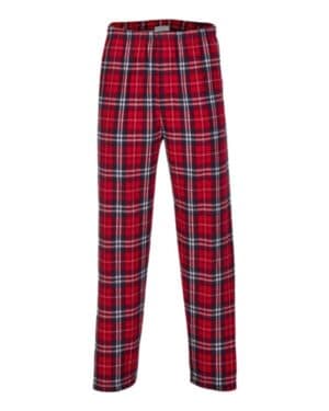 NAVY/ RED PLAID Boxercraft BM6624 harley flannel pants
