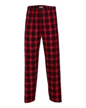 RED/ BLACK PLAID Boxercraft BM6624 harley flannel pants