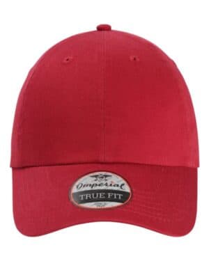 CARDINAL RED Imperial X210B the original buckle dad hat