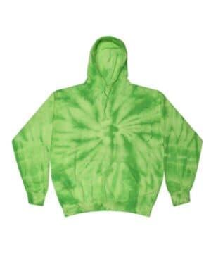 SPIDER LIME Colortone 8777Y youth tie-dyed hooded sweatshirt