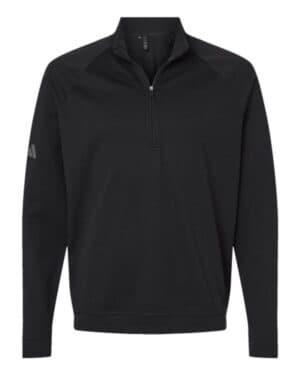 BLACK Adidas A598 club quarter-zip pullover