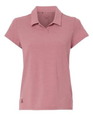 PINK STRATA MELANGE Adidas A690 women's blend polo