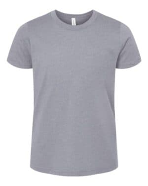 HEATHER STORM Bella canvas 3001YCVC youth cvc jersey tee