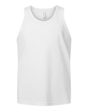 SOLID WHITE BLEND Bella canvas 3480YCVC youth heather cvc tank