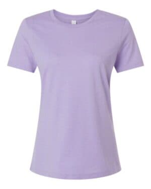 HEATHER DARK LAVENDER Bella canvas 6400CVC womens relaxed fit heather cvc tee