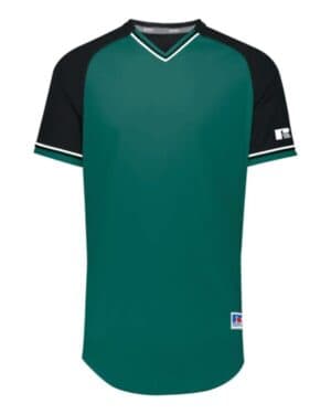 AQUA/ BLACK/ WHITE Russell athletic R01X3M classic v-neck jersey
