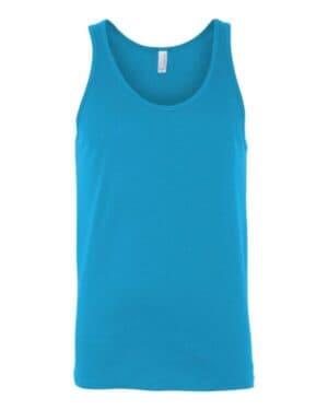 NEON BLUE Bella canvas 3480CVC heather cvc tank