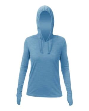 WSBRZH0 women's breeze tech hooded long sleeve t-shirt