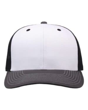 WHITE/ CHARCOAL/ BLACK The game GB452E everyday trucker cap