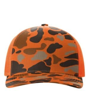 BLAZE DUCK CAMO/ BLAZE Richardson 112PFP five-panel printed trucker cap