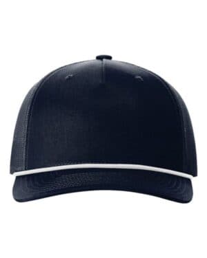 Richardson 112FPR five-panel trucker with rope cap