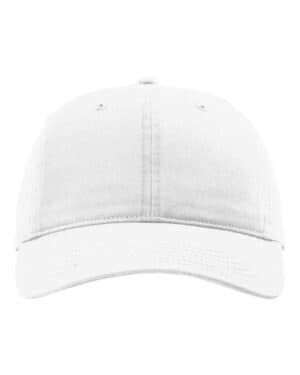 WHITE Richardson 326 peach twill dad hat