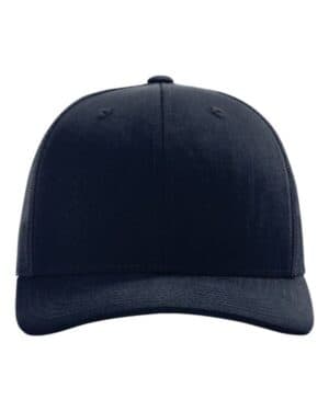 NAVY Richardson 112PL 112 r-flex adjustable trucker cap