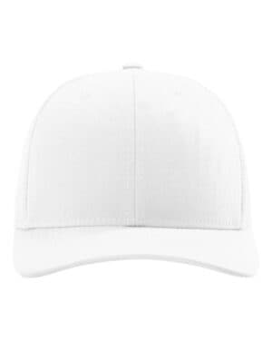 WHITE Richardson 112PL 112 r-flex adjustable trucker cap