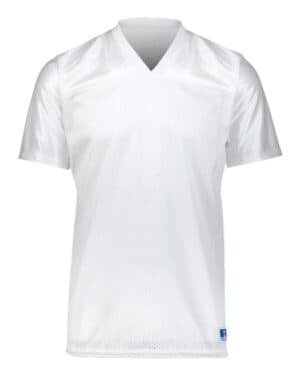 WHITE Russell athletic R0593M solid flag football jersey