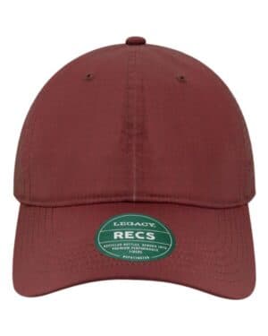 ECO MAROON Legacy RECS reclaim sport mesh cap