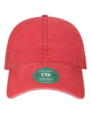 WEATHERED RED Legacy TTA terra twill cap