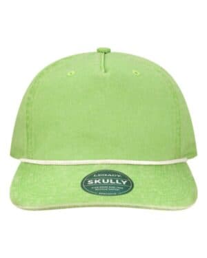 LIME GREEN Legacy SKULLY cap