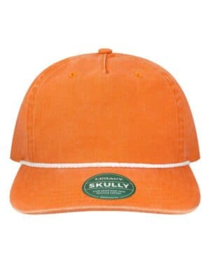 TANGERINE ORANGE Legacy SKULLY cap