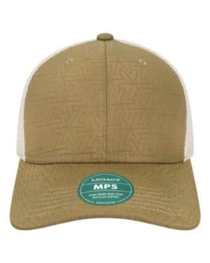 BROWN Z - QUILTED Legacy MPS mid-pro snapback trucker cap