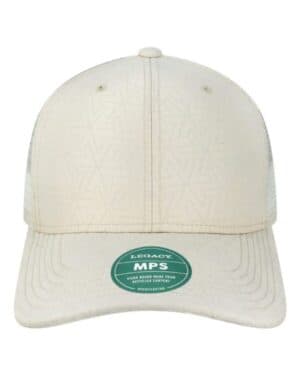 WHITE Z - QUILTED Legacy MPS mid-pro snapback trucker cap