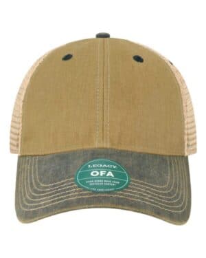 DARK TAN/ NAVY Legacy OFA old favorite trucker cap