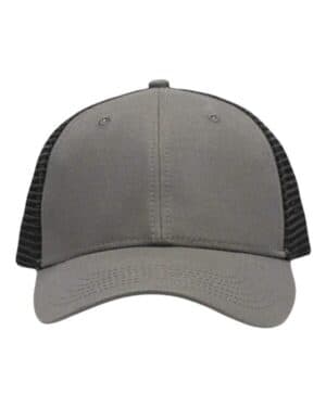 CHINO GREY/ BLACK SP1450 traditional lo-pro mesh back trucker fit cap