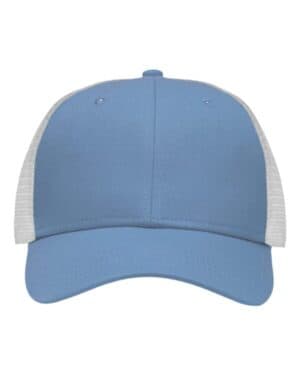 CHINO SKY BLUE/ WHITE SP1450 traditional lo-pro mesh back trucker fit cap