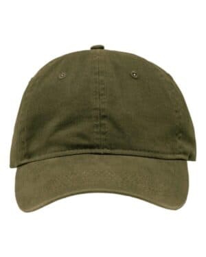 CHINO DARK OLIVE GREEN Sportsman SP1700 dad hat fit