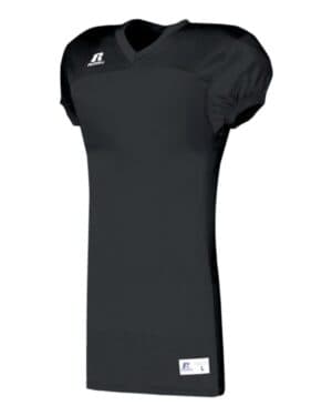 BLACK Russell athletic S8623M jersey with side inserts