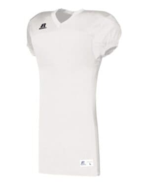 WHITE Russell athletic S8623M jersey with side inserts