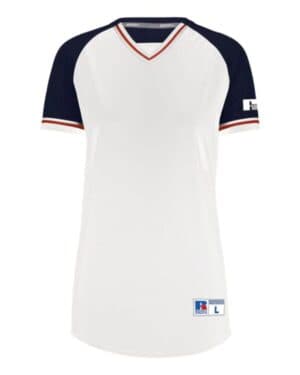 Russell athletic R01X3X women's classic v-neck jersey