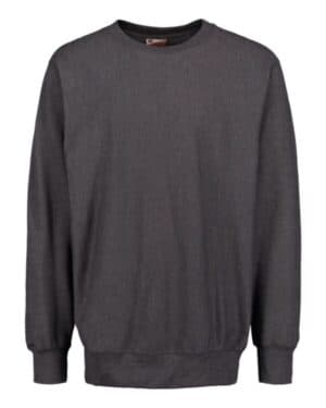 CHARCOAL Mv sport 496 pro-weave crewneck sweatshirt