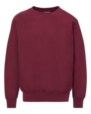 MAROON Mv sport 496 pro-weave crewneck sweatshirt