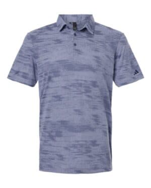 BLUE SPARK/ PRELOVED INK Adidas A2005 ultimate365 textured stripe polo